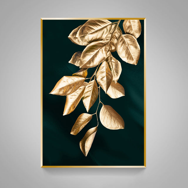Golden Leaves Canvas