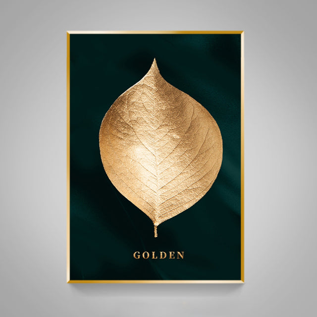 Golden Leaves Canvas