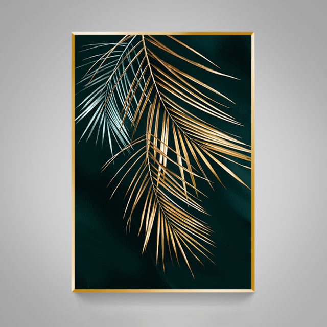 Golden Leaves Canvas