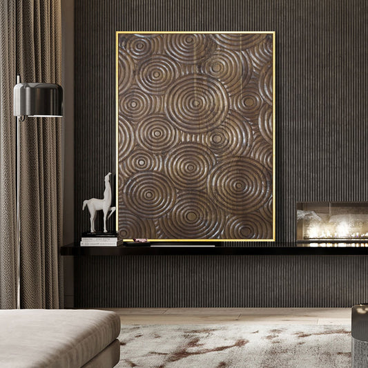 Gold Black Canvas
