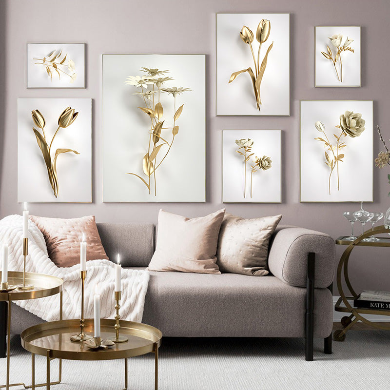 Gold Flow Canvas