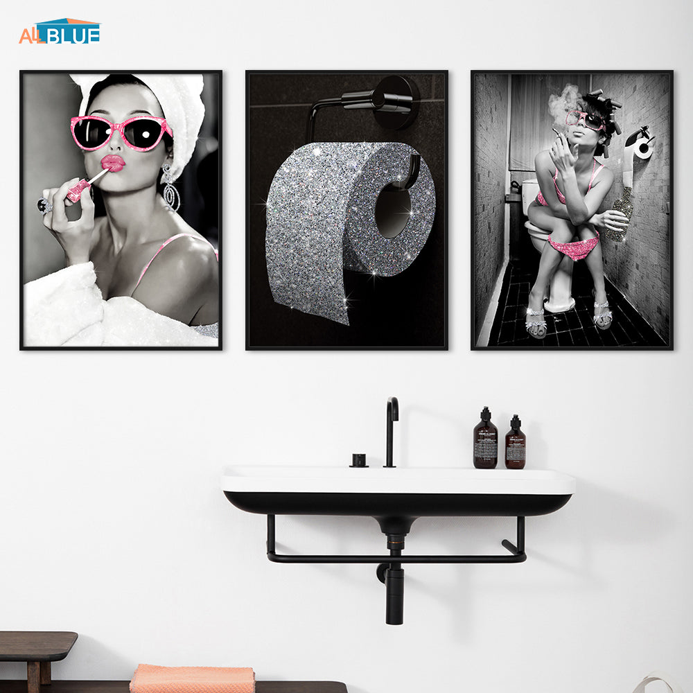 Bathroom Diva Canvas
