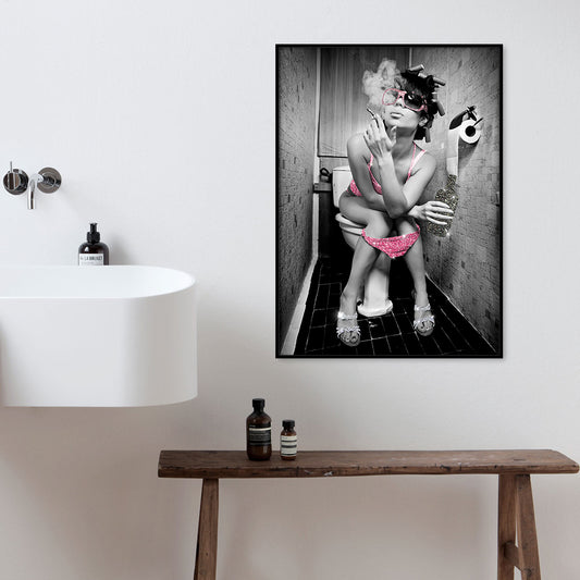 Bathroom Diva Canvas