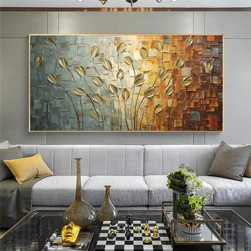 Nordic Leaves Canvas