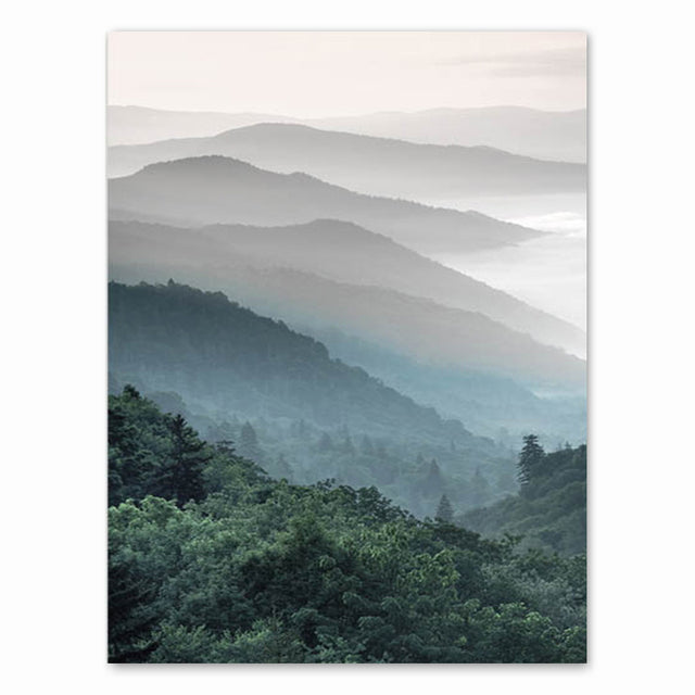 Landscape Mint Canvas