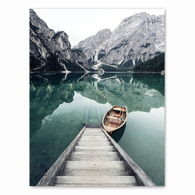 Landscape Mint Canvas