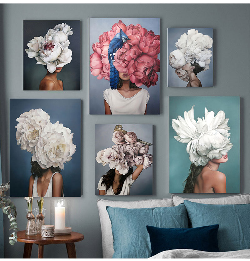 Flower Head Canvas