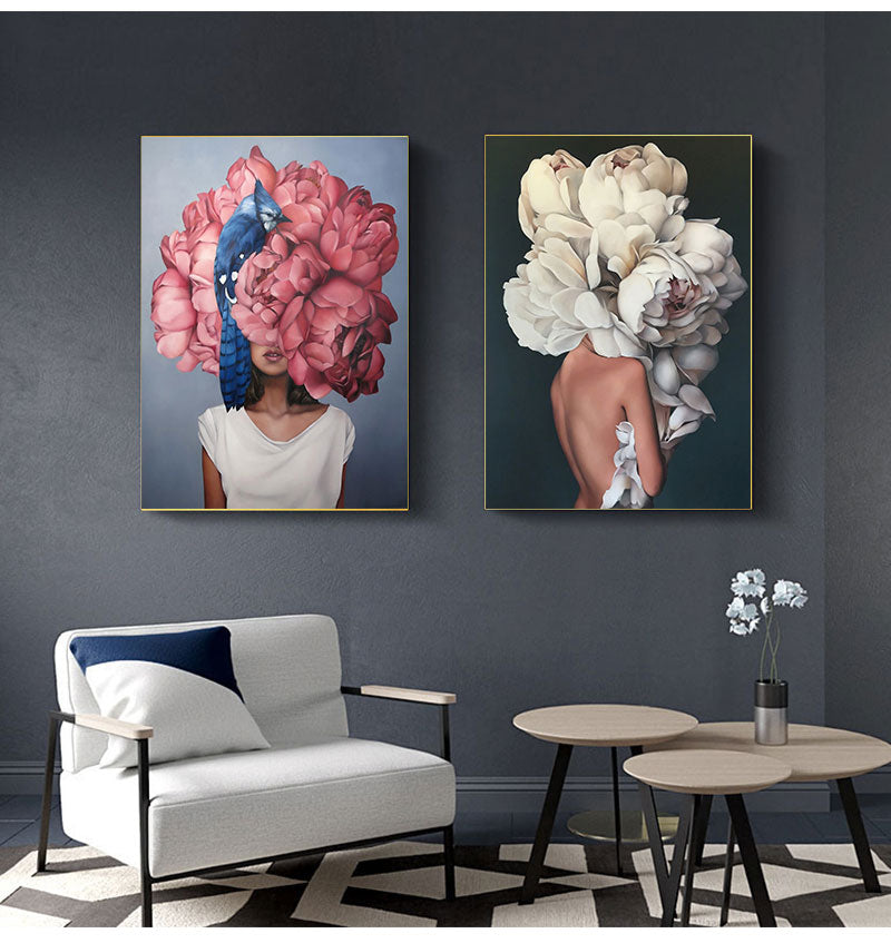 Flower Head Canvas