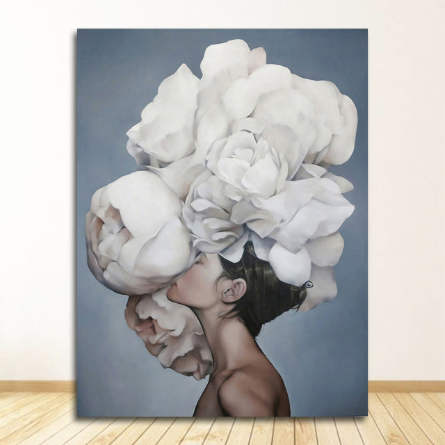 Flower Head Canvas