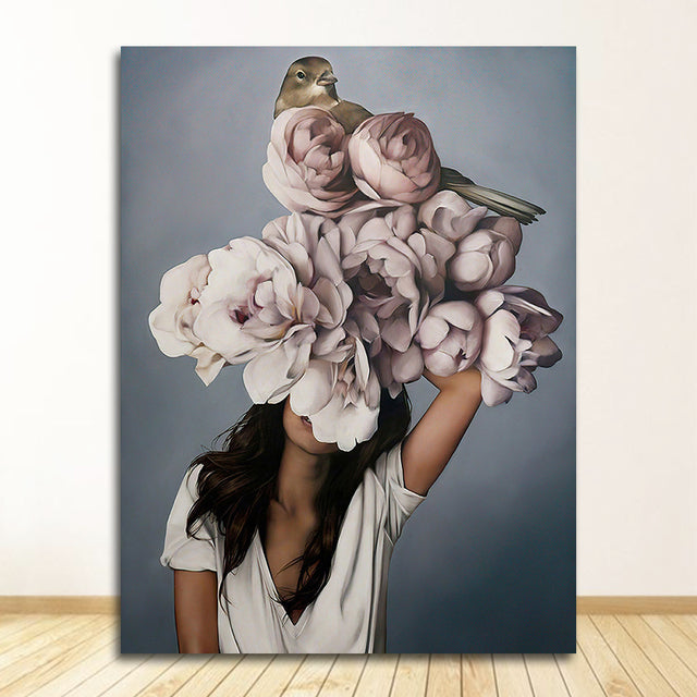 Flower Head Canvas