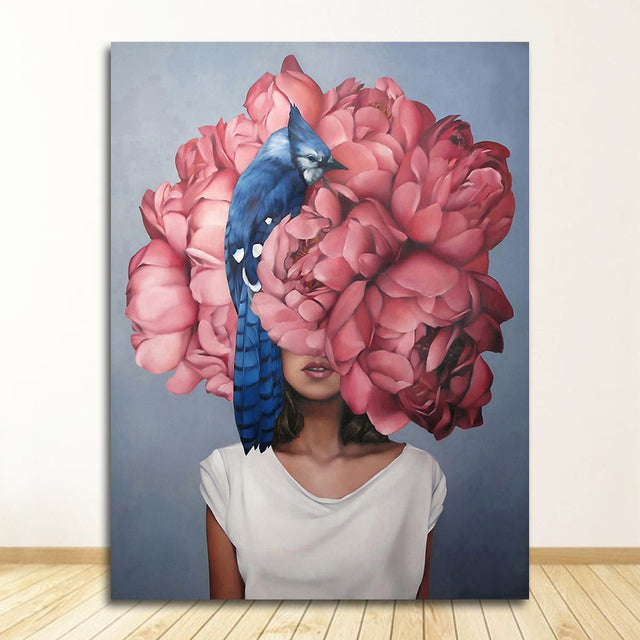 Flower Head Canvas