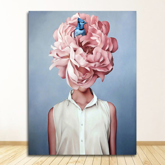 Flower Head Canvas
