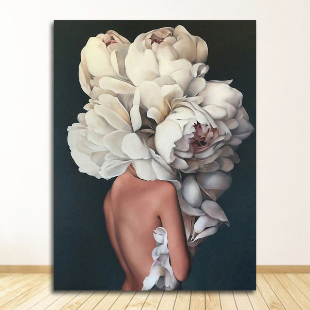 Flower Head Canvas