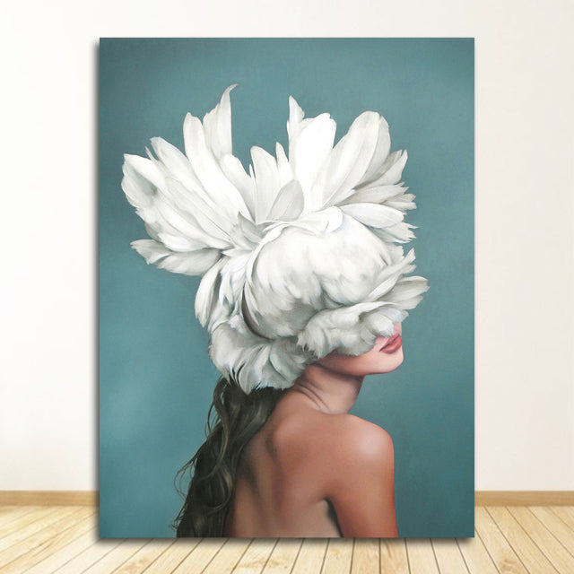 Flower Head Canvas