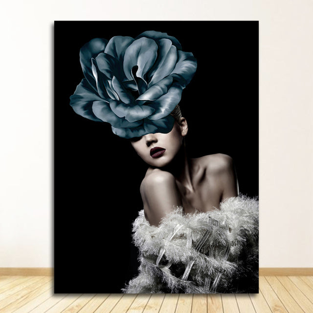 Flower Head Canvas