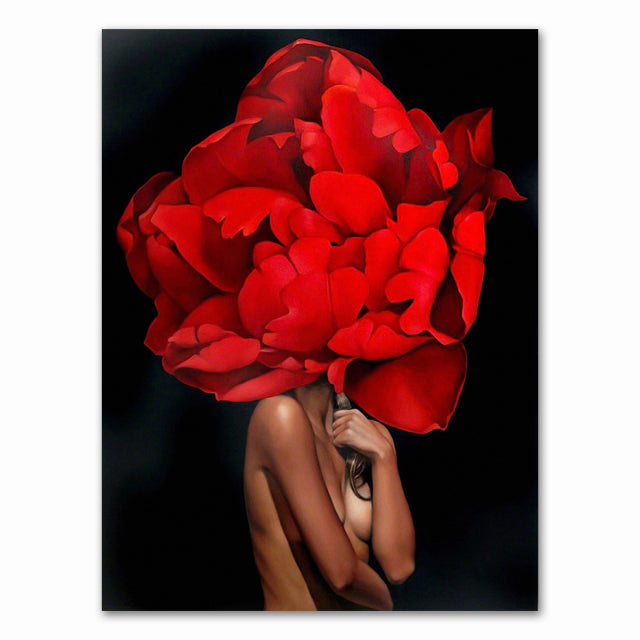 Flower Head Canvas