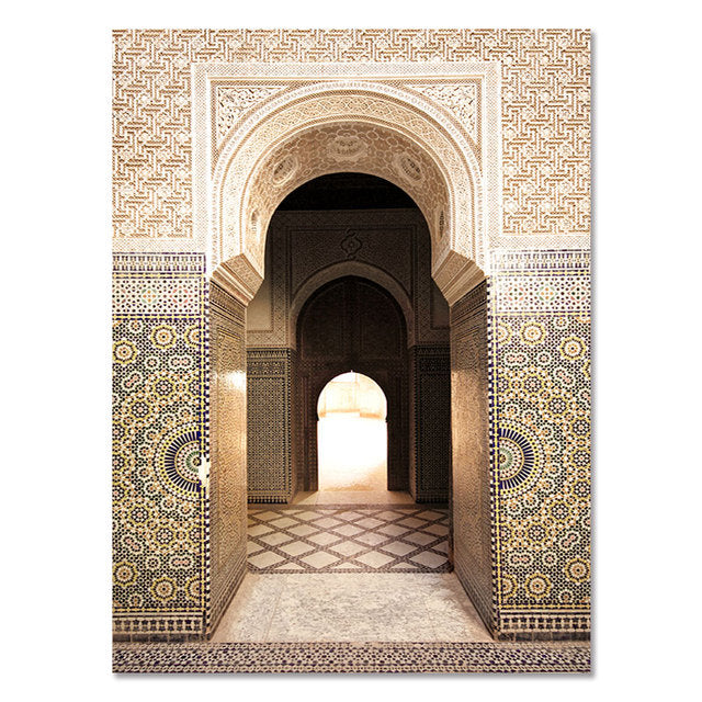 Moroccan Arch Canvas