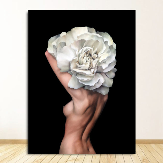 Flower Head Canvas