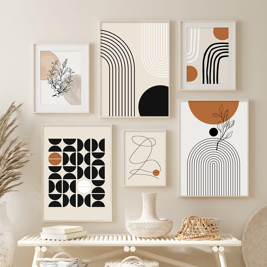 Abstract Line Canvas