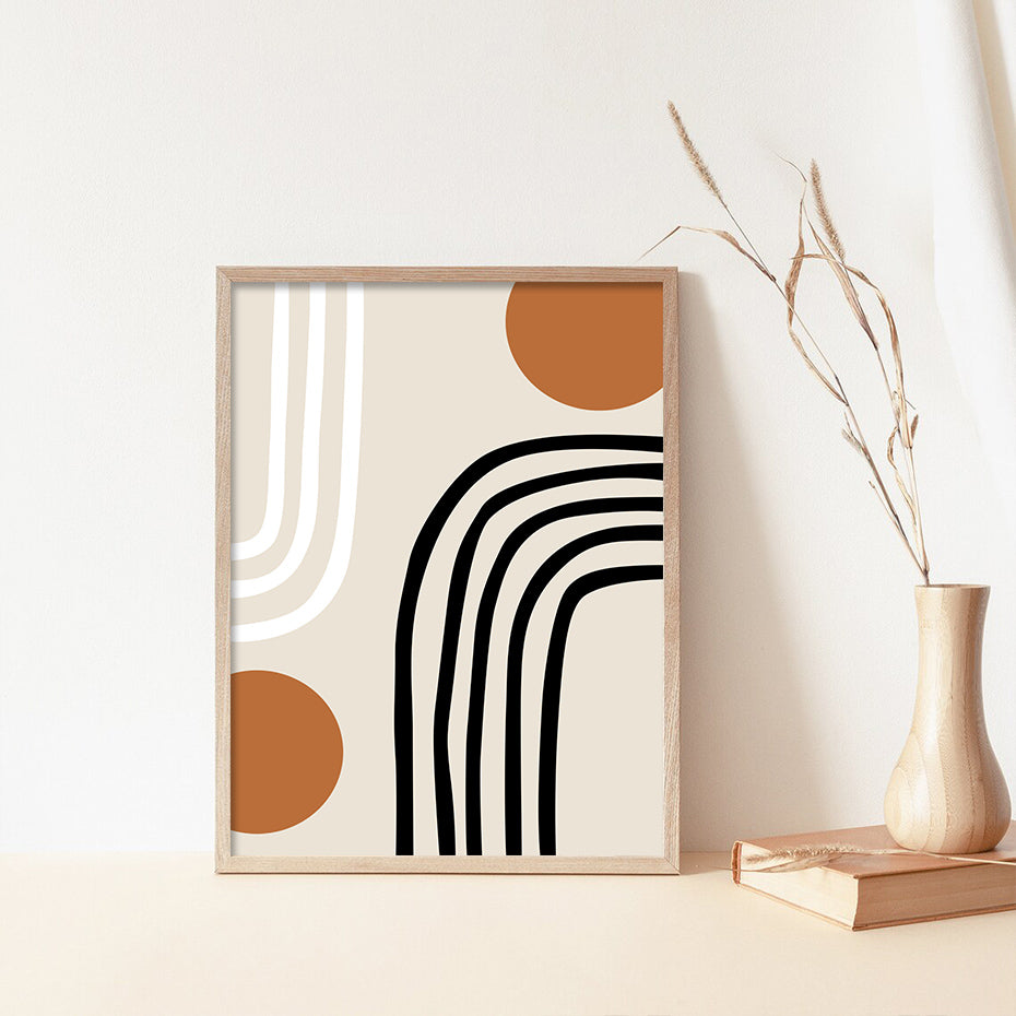 Abstract Line Canvas