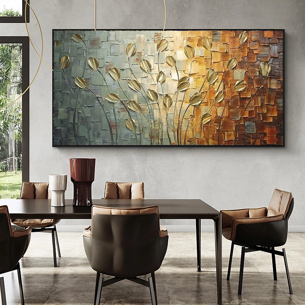 Nordic Leaves Canvas