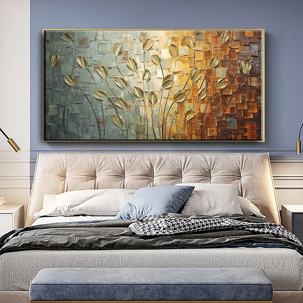 Nordic Leaves Canvas