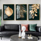 Golden Leaves Canvas