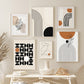 Abstract Line Canvas